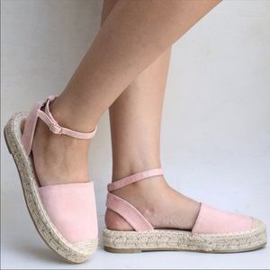 Beautiful blush pink sandals